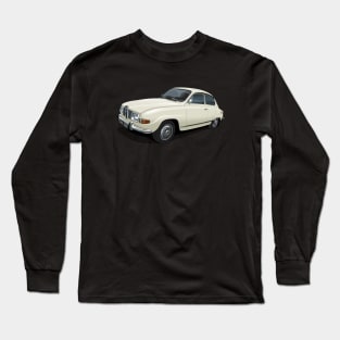 1971 Saab 96 saloon in polar white Long Sleeve T-Shirt